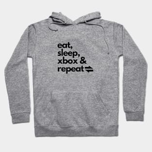 Eat Sleep Xbox Repeat Hoodie